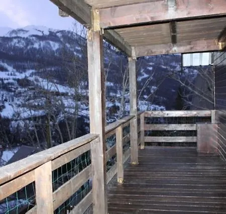 Grand Chalet Au Val D'Allos- Vue Exceptionnelle - Plein Sud בקתה *